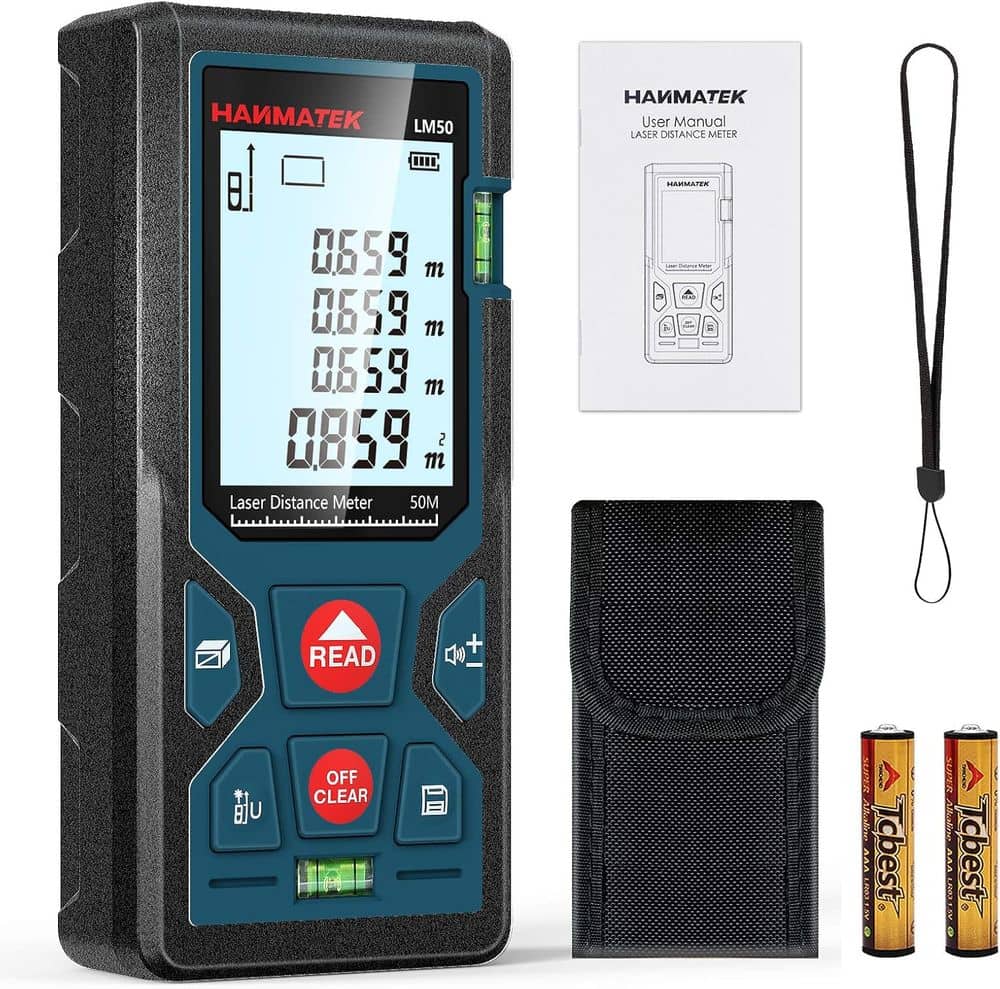 Hanmatek LM50 Telemetro Laser 50m Display LCD