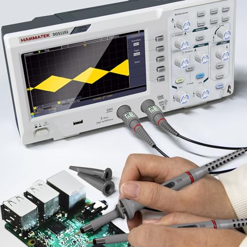 Hanmatek HM5100 sonda oscilloscopio 100 MHz 600V
