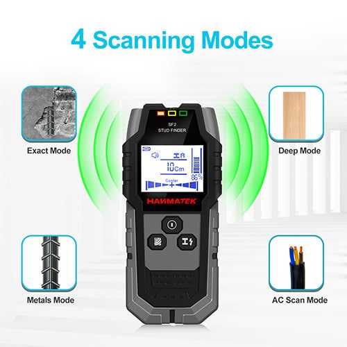 Hanmatek SF2 Cercatravi Scanner Muro 4-in-1 LCD