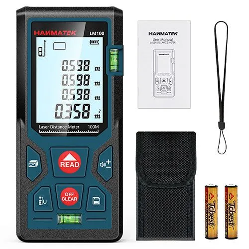 Hanmatek LM100 Distanziometro Laser 100m IP54