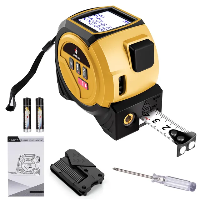 TICFOX 3 in 1 40 m telemetro laser con nastro 5 m