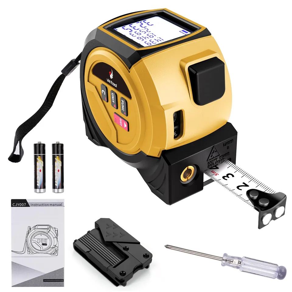 TICFOX 3 in 1 40 m telemetro laser con nastro 5 m